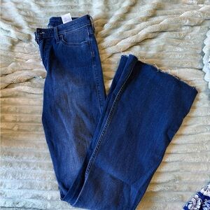 Hollister Blue Flare Wide Leg Jeans